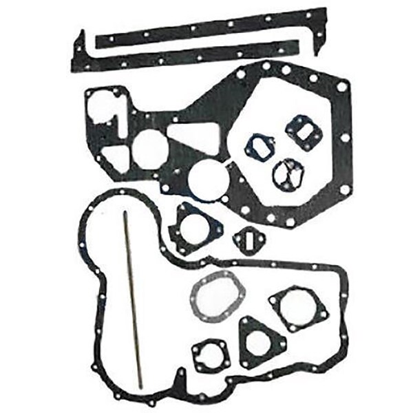 Aftermarket U5LB0500 New Tractor Lower Gasket Kit w/o Seal Fits Massey Ferguson 83373 58723 ENH10-0087 - main